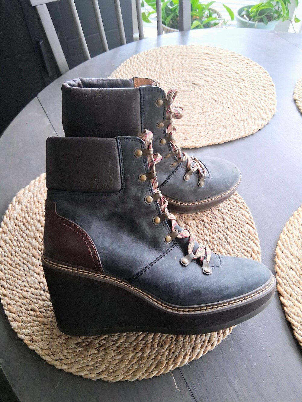 SEE BY CHLOE Suede Wedge Boots